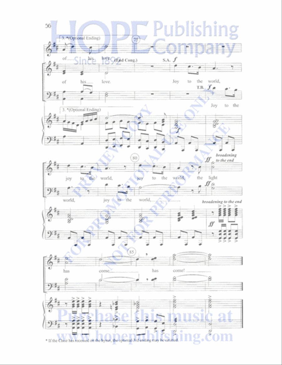 By Heaven's Light Choir scores gallery preview page 57