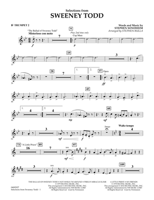 Selections from Sweeney Todd (arr. Stephen Bulla) - Bb Trumpet 2