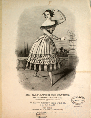 Le Sapateo De Cadiz. The Celebrated Spanish Dance