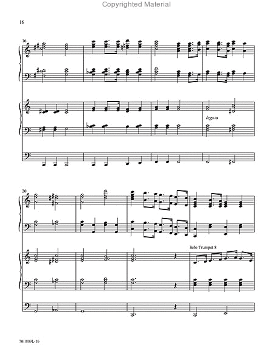 Amazing Grace Amazing Grace Organ scores gallery preview page 4