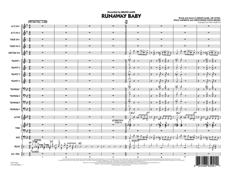 Runaway Baby - Conductor Score (Full Score)