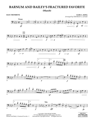 Barnum and Bailey's Fractured Favorite - Bass Trombone