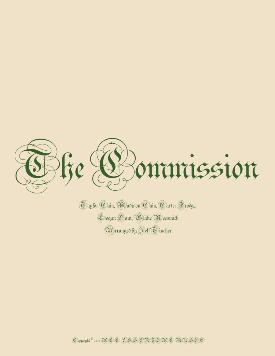 The Commission Small Ensemble scores gallery preview page 1