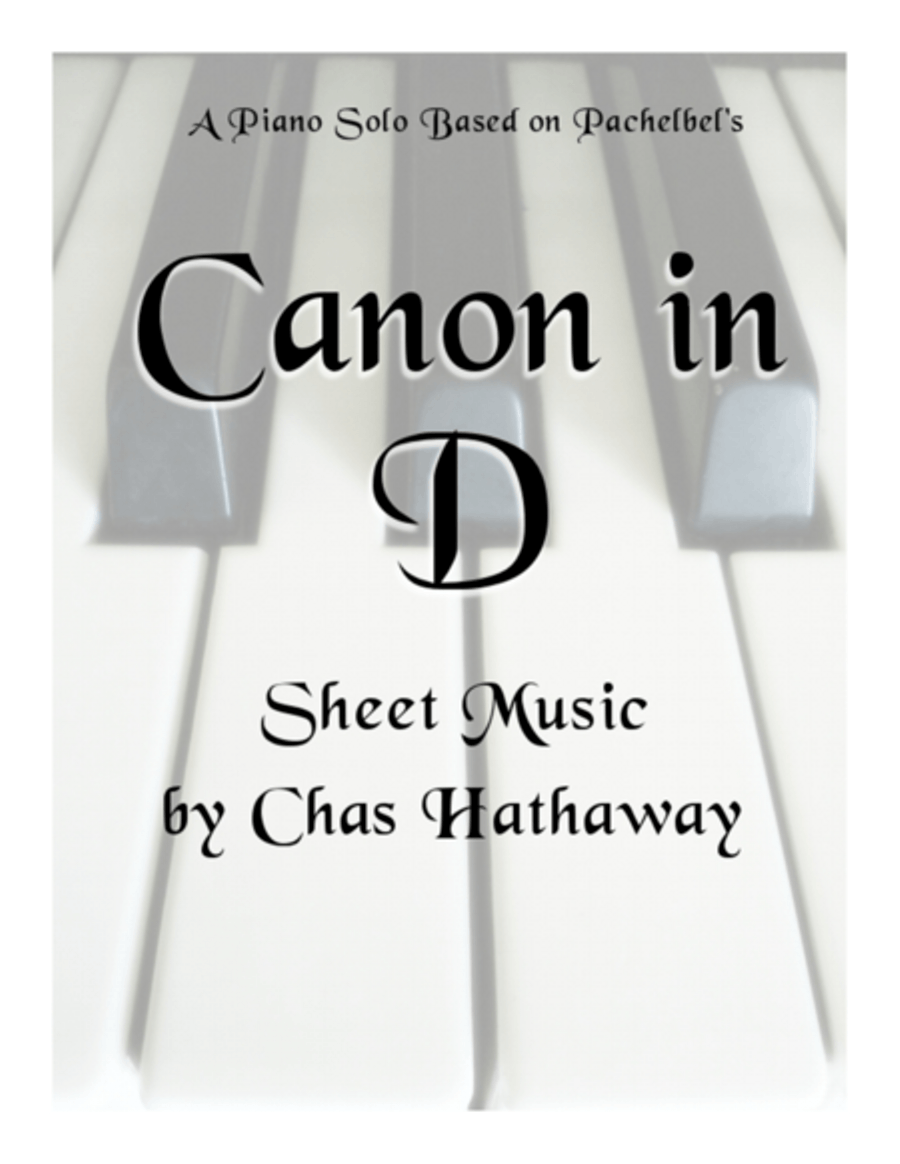 Book cover for Canon in D