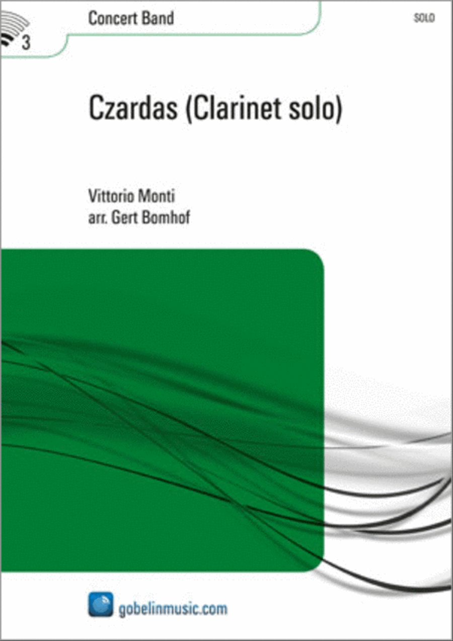 Czardas (Clarinet solo) Concert Band scores gallery preview page 1