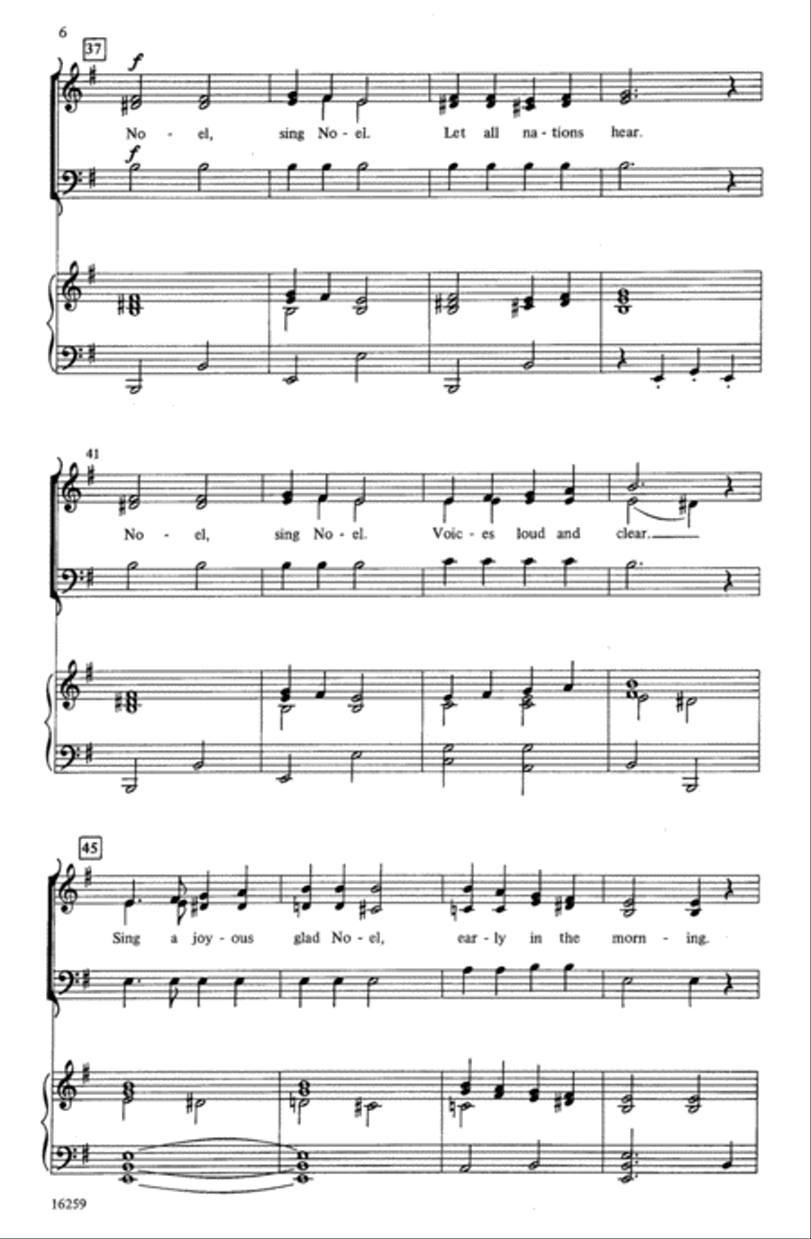 Sing a Joyous Glad Noel (inspired by a Russian carol) Choir scores gallery preview page 4