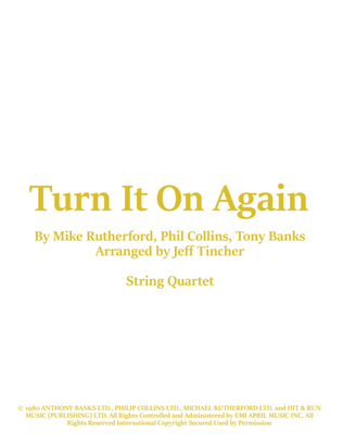 Book cover for Turn It On Again