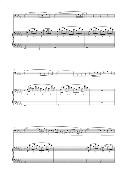 Lento placid arranged for Bassoon and Piano image number null