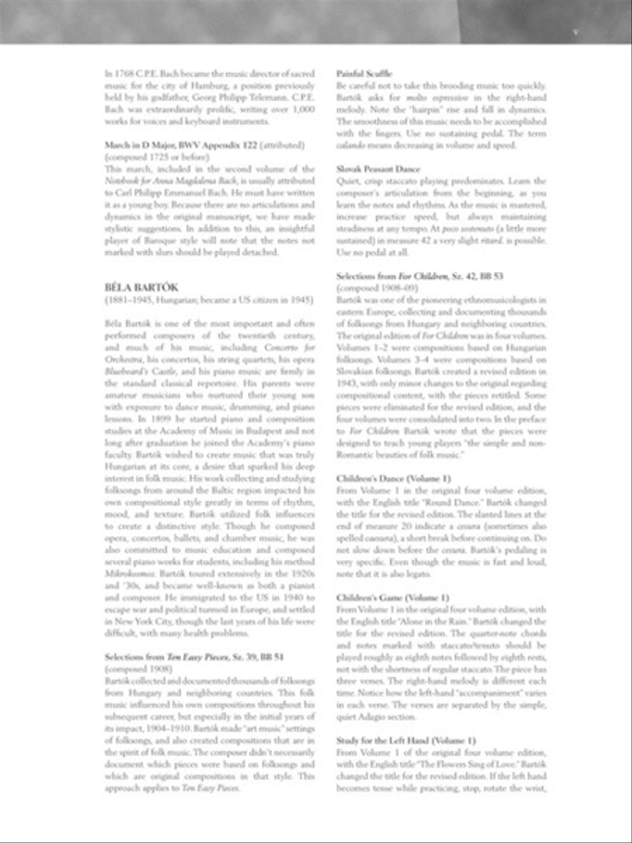 Three Centuries of Piano Music: 18th, 19th & 20th Centuries Piano Solo scores gallery preview page 5