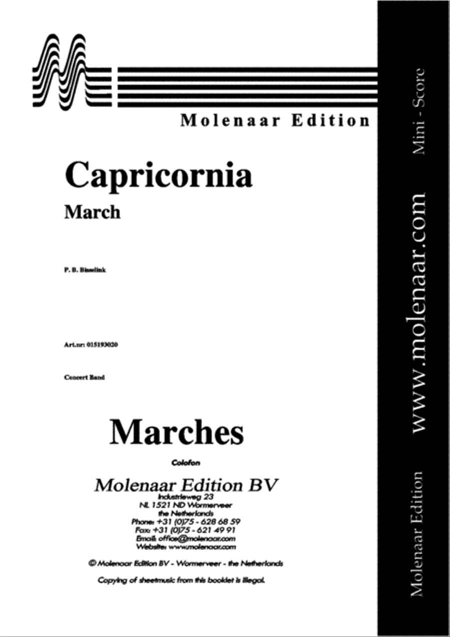 Capricornia Concert Band scores gallery preview page 2