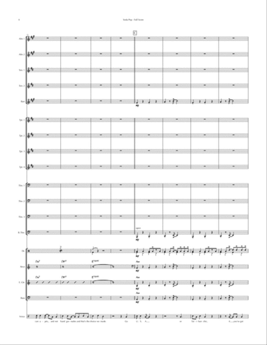 Soda Pop Soda Pop Jazz Ensemble scores gallery preview page 4