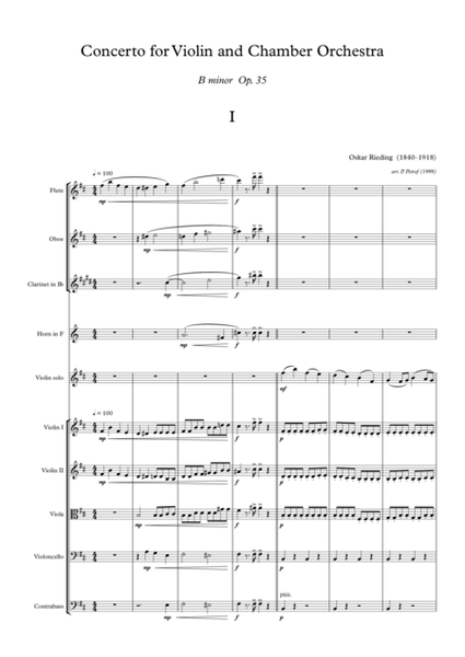 Oskar Rieding - Violinconcerto h-moll Op.35