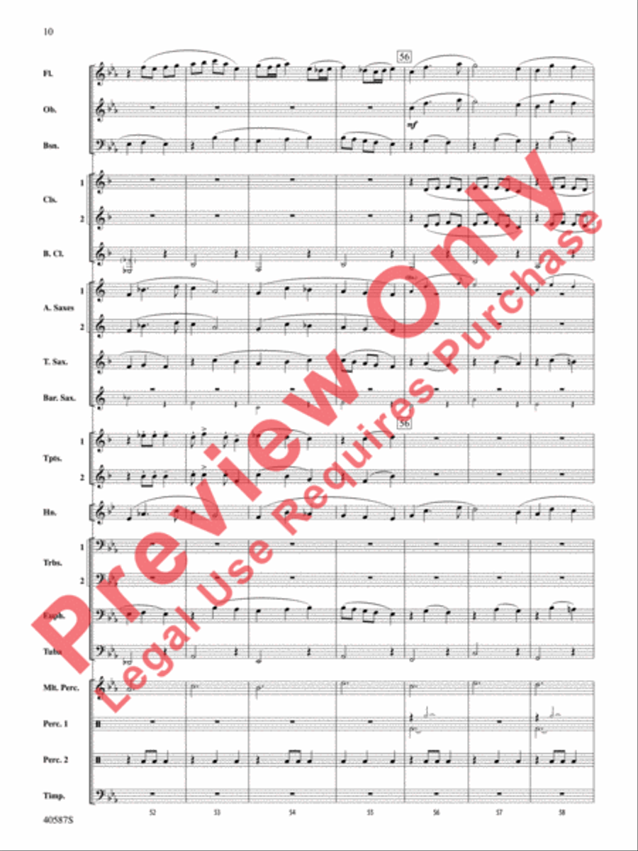 Rondo Picoso Concert Band scores gallery preview page 11