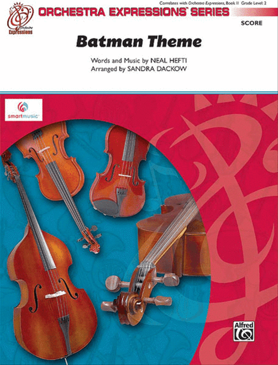 Batman Theme Batman Theme String Orchestra scores gallery preview page 1