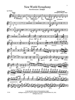 New World Symphony: 1st Violin