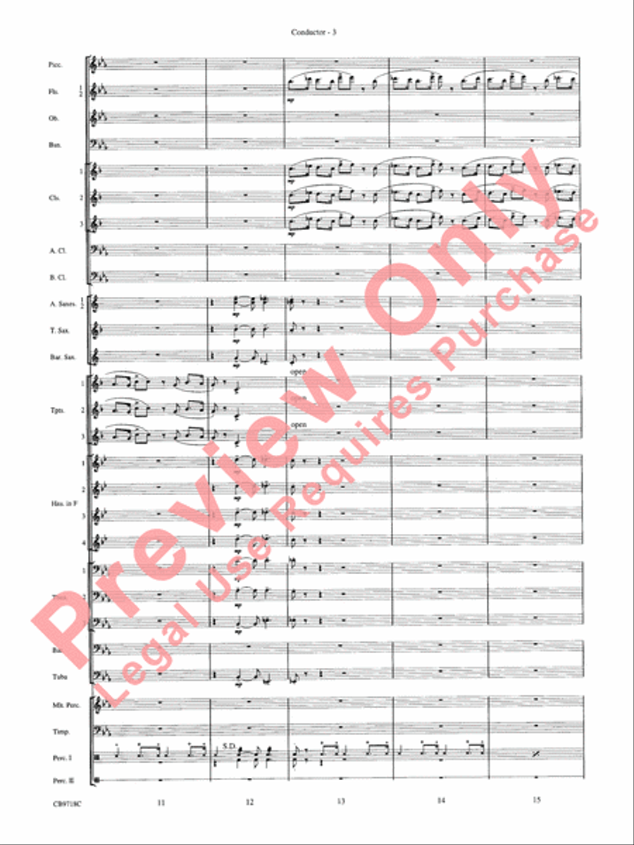 Gershwin! (Medley) Concert Band scores gallery preview page 6