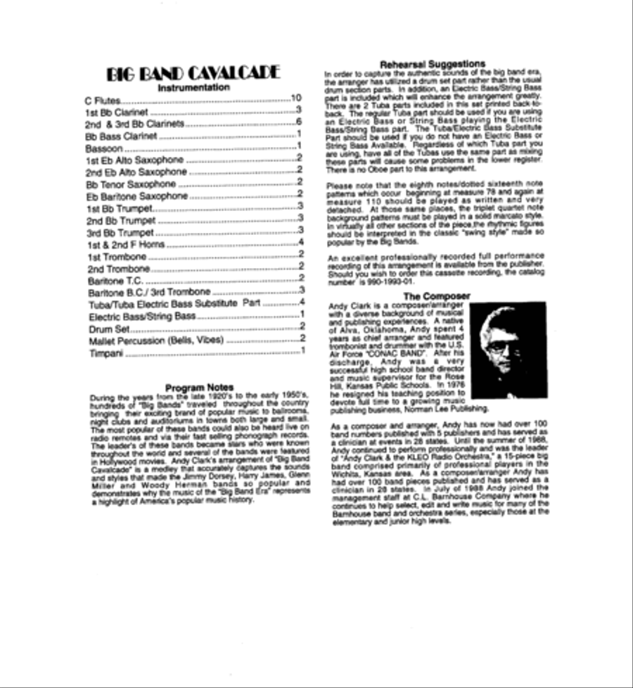 Big Band Cavalcade Big Band scores gallery preview page 3