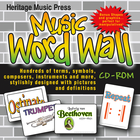 Music Word Wall CD