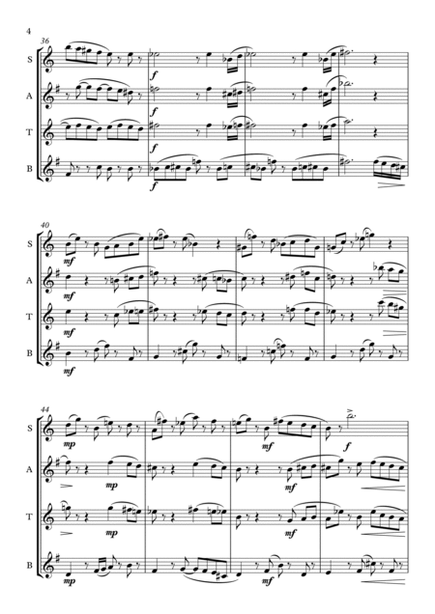 Calypso - Saxophone Quartet image number null