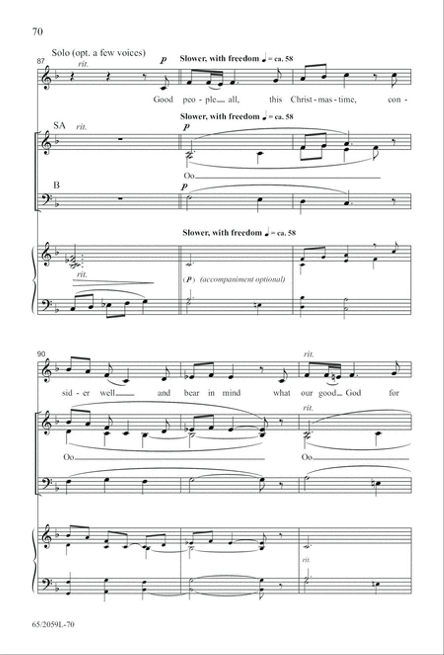 The Christmas Story The Christmas Story 3-Part scores gallery preview page 71