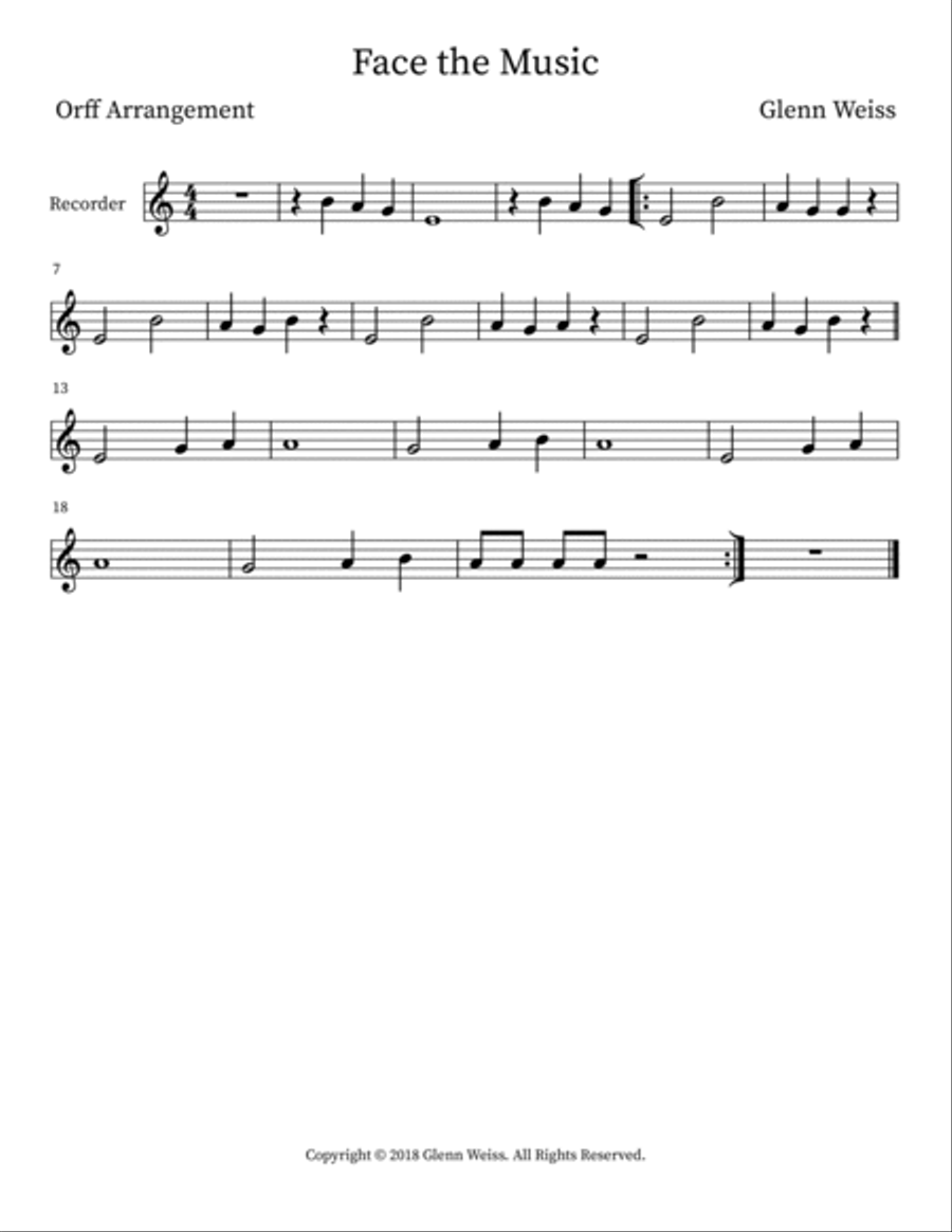 Face the Music Small Ensemble scores gallery preview page 6