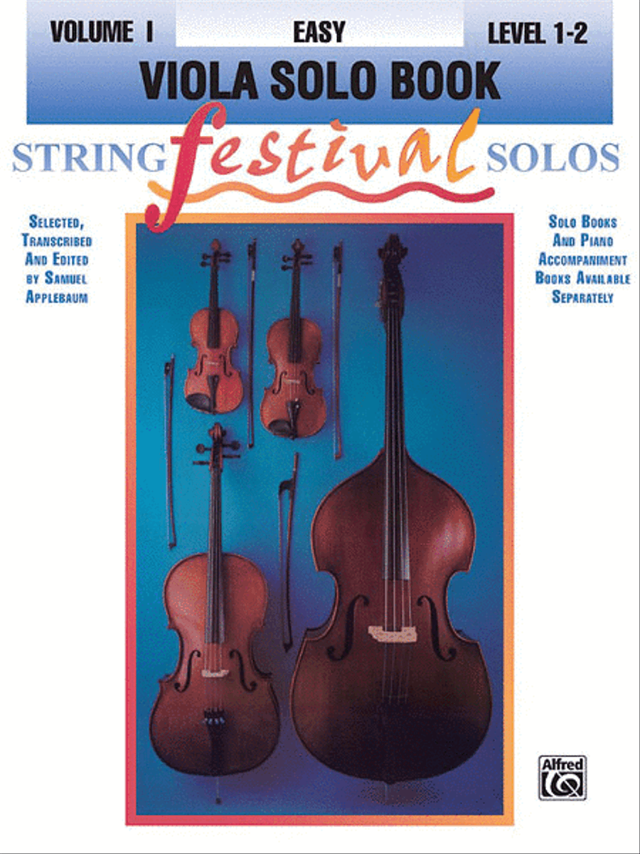 String Festival Solos, Volume 1 Viola Solo scores gallery preview page 1