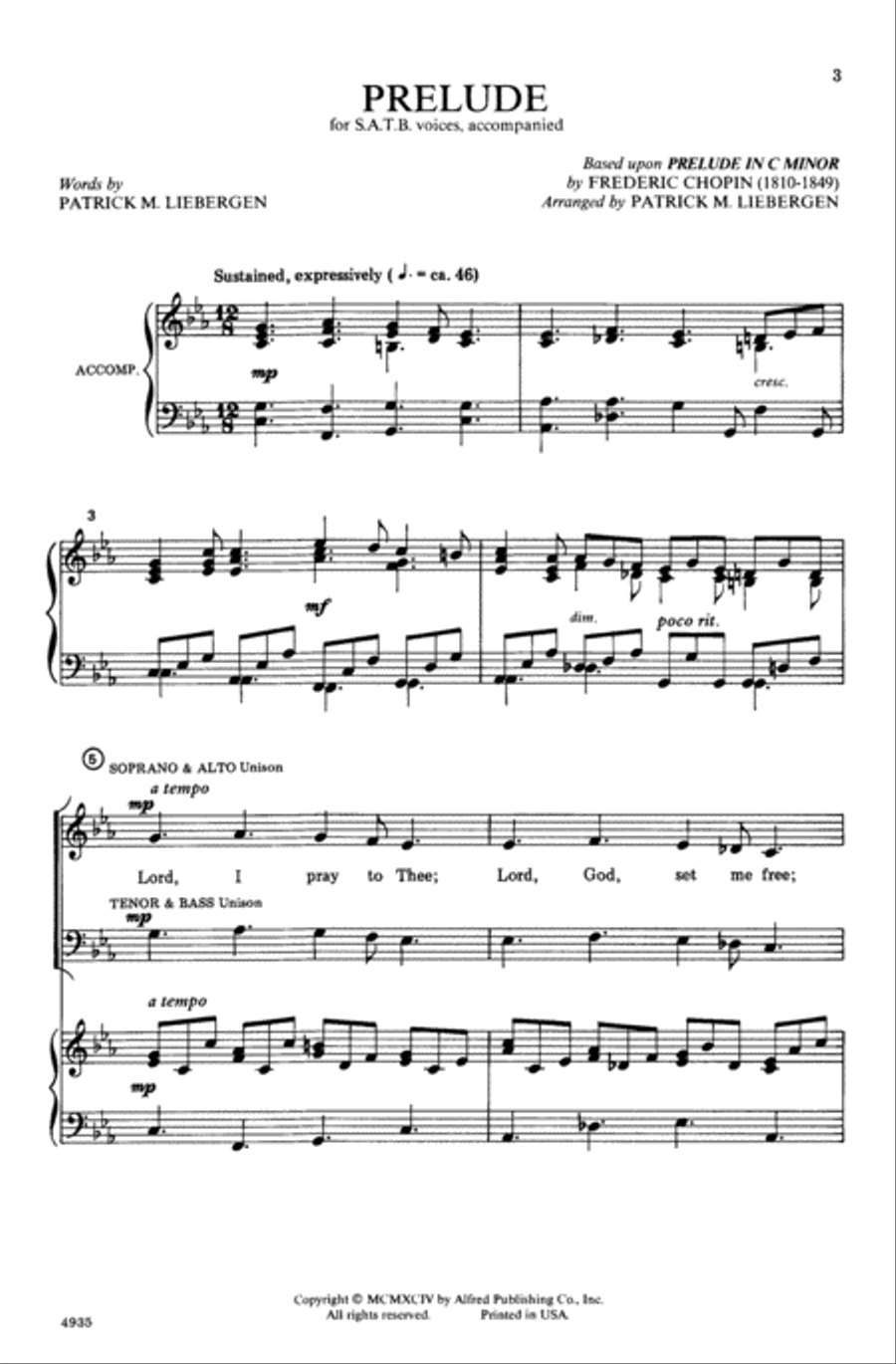 Prelude 4-Part scores gallery preview page 3
