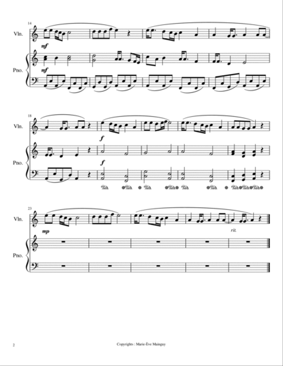 My Mother Told Me Flute scores gallery preview page 2