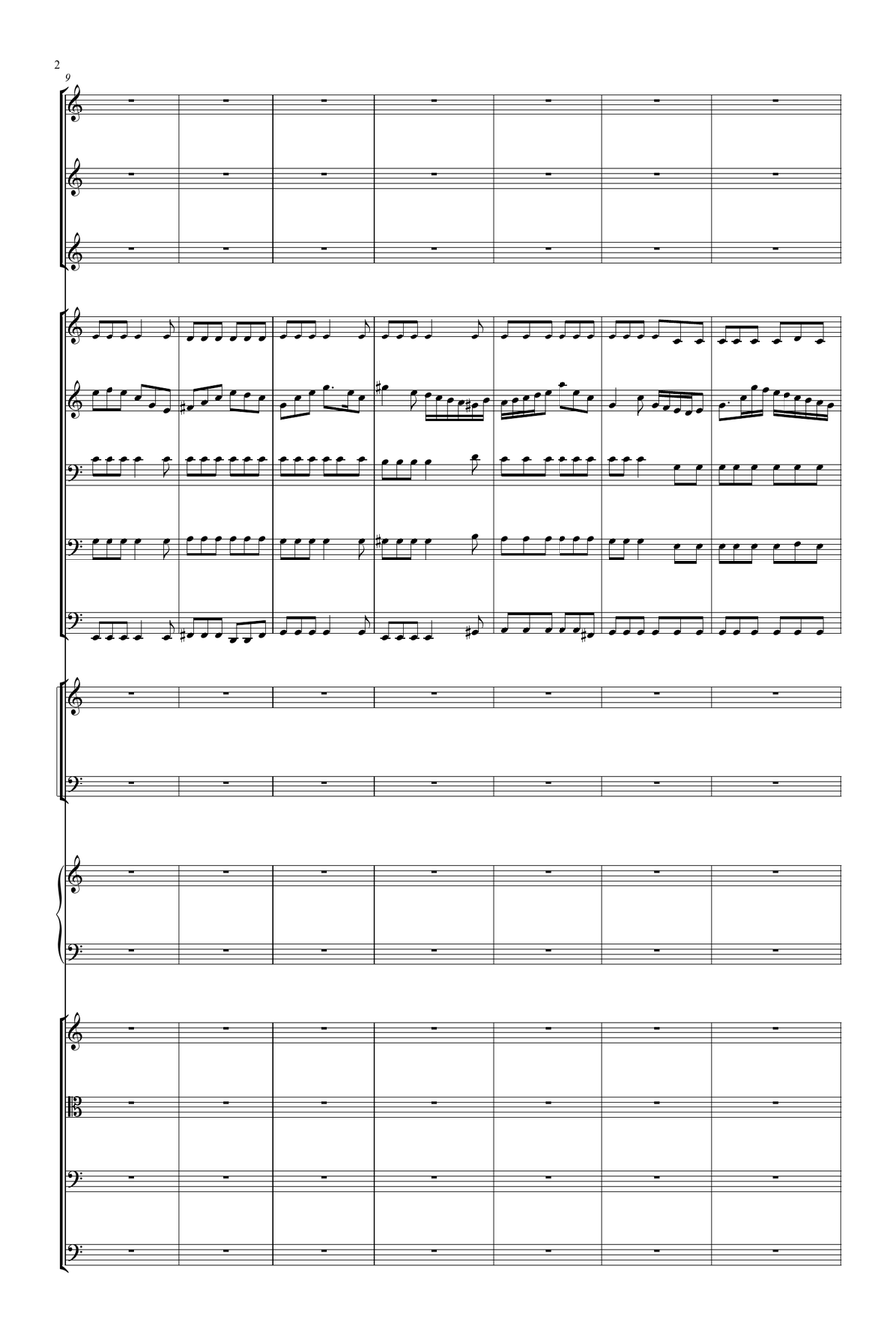 Great is the Lord 4-Part scores gallery preview page 2