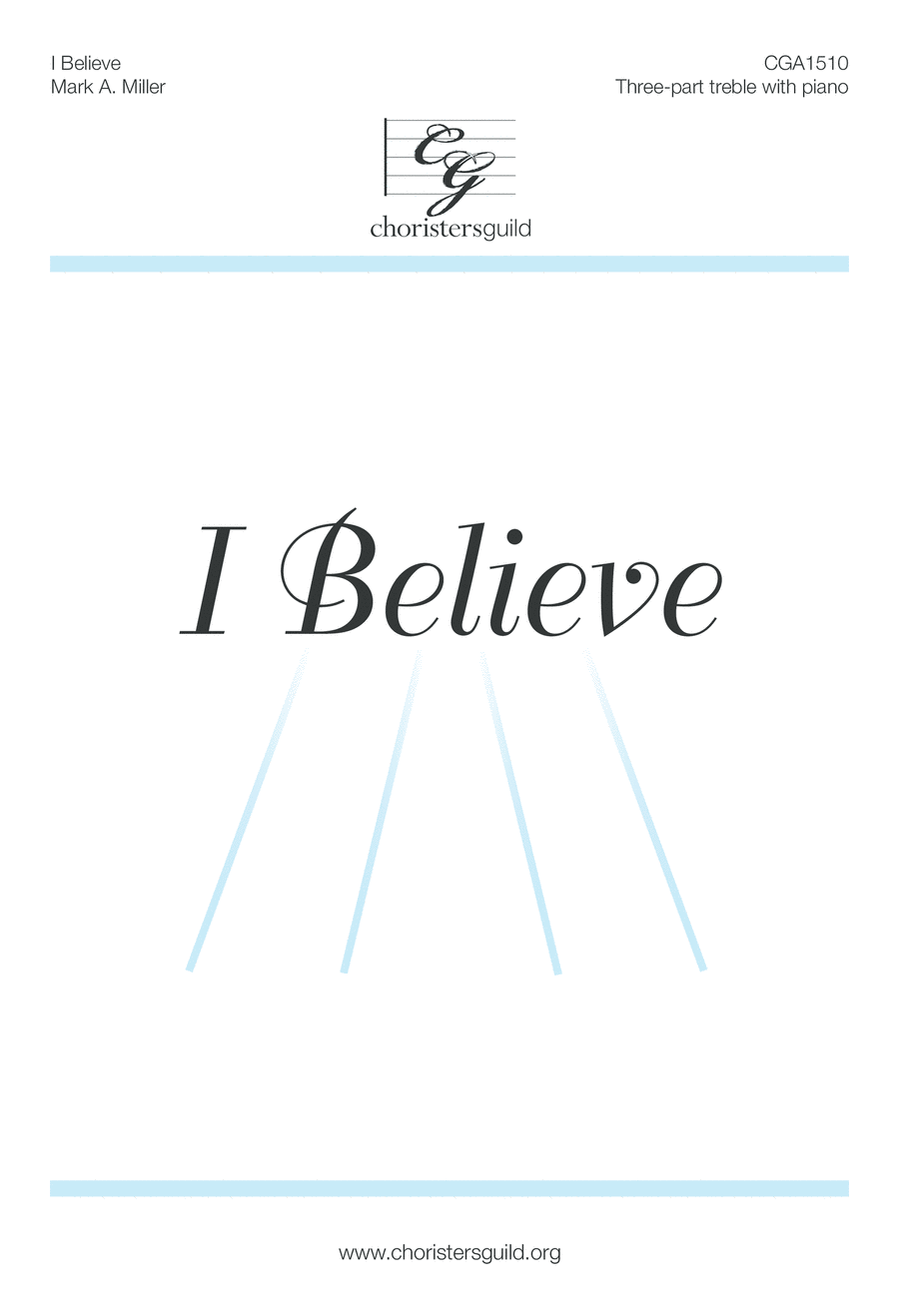 I Believe (SSA) SSA scores gallery preview page 1