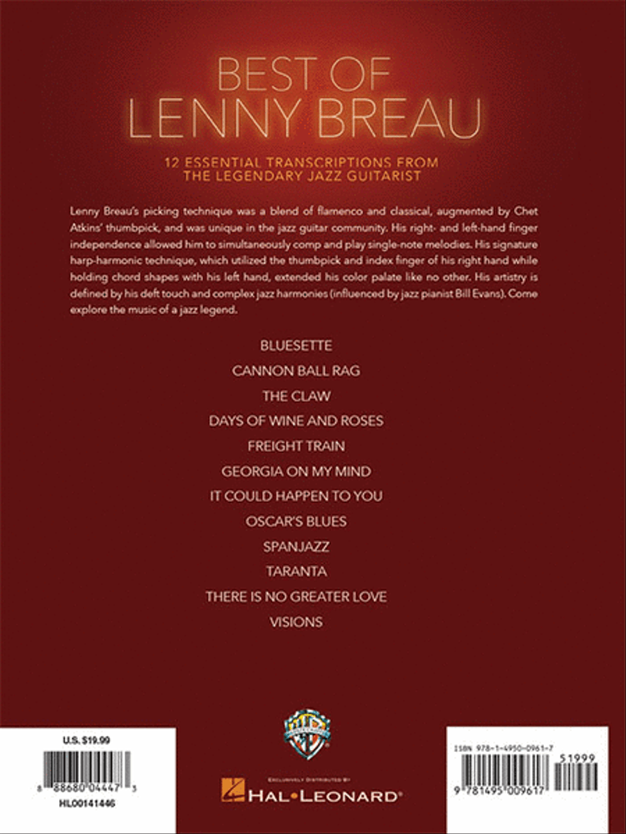 Best of Lenny Breau Electric Guitar scores gallery preview page 5