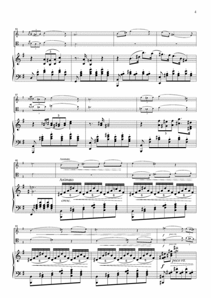 Schubert Serenade, for piano trio, PS104