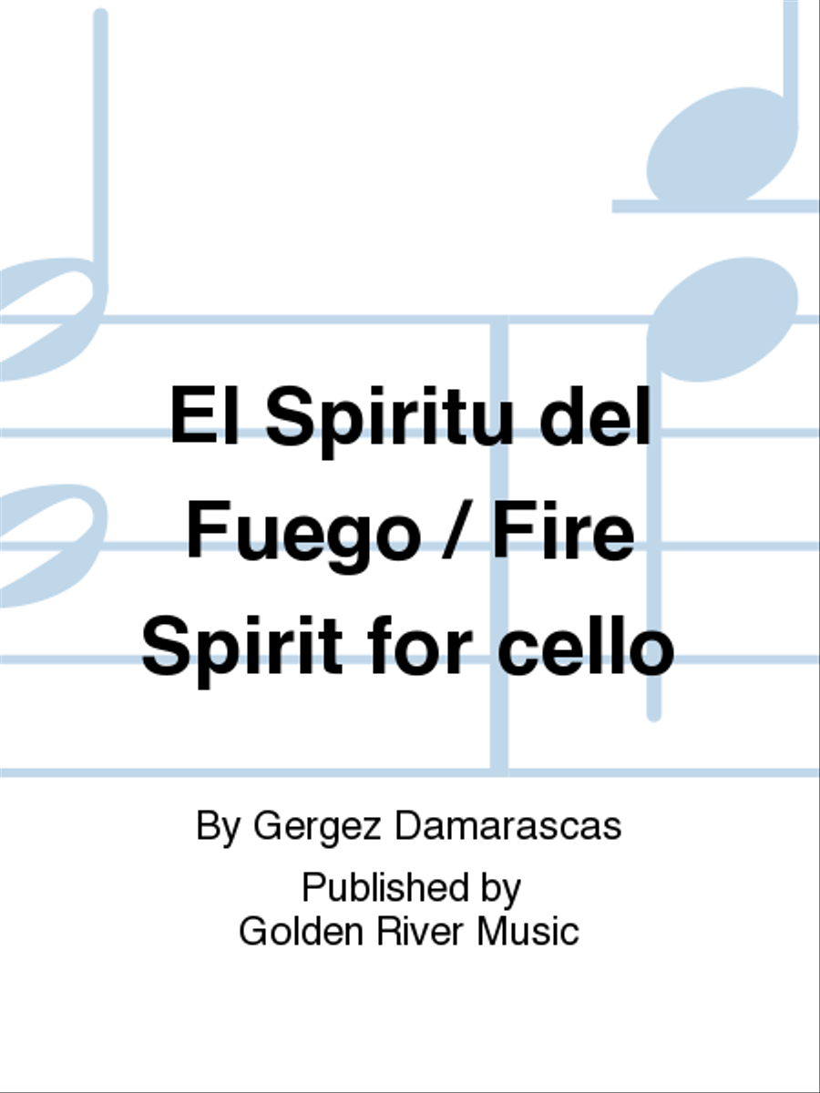 El Spiritu del Fuego / Fire Spirit for cello Clarinet Solo scores gallery preview page 1