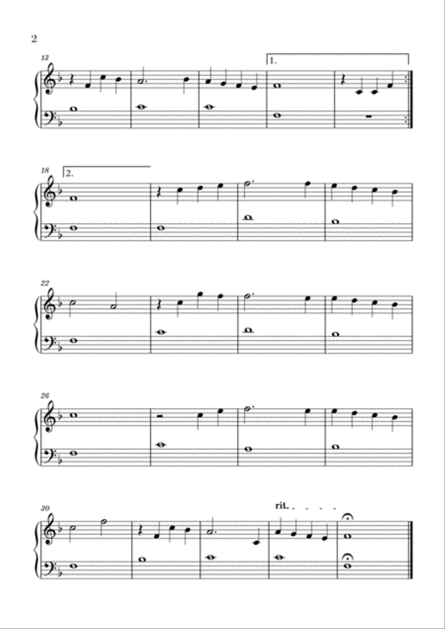 You Raise Me Up Easy Piano scores gallery preview page 2