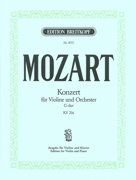 Violinkonzert 3 G-dur KV 216