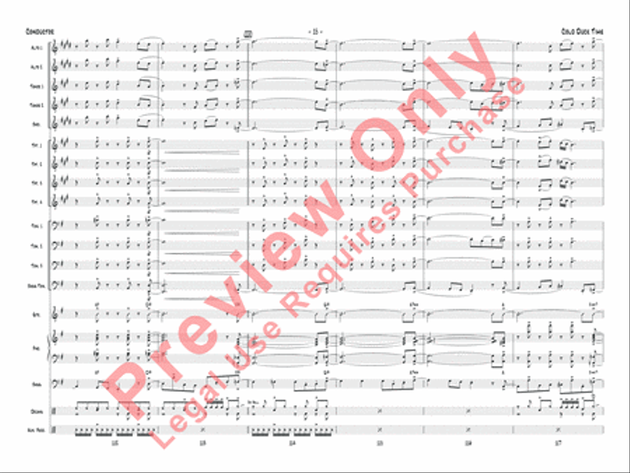 Cold Duck Time Cold Duck Time Jazz Ensemble scores gallery preview page 16