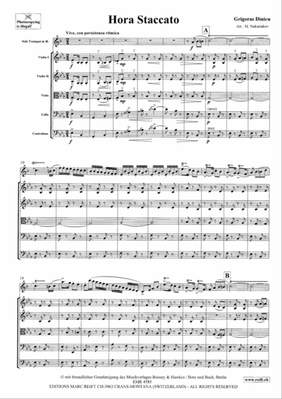 Hora Staccato Hora Staccato String Orchestra scores gallery preview page 3