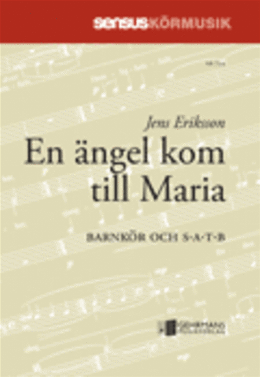 En angel kom till Maria 4-Part scores gallery preview page 1
