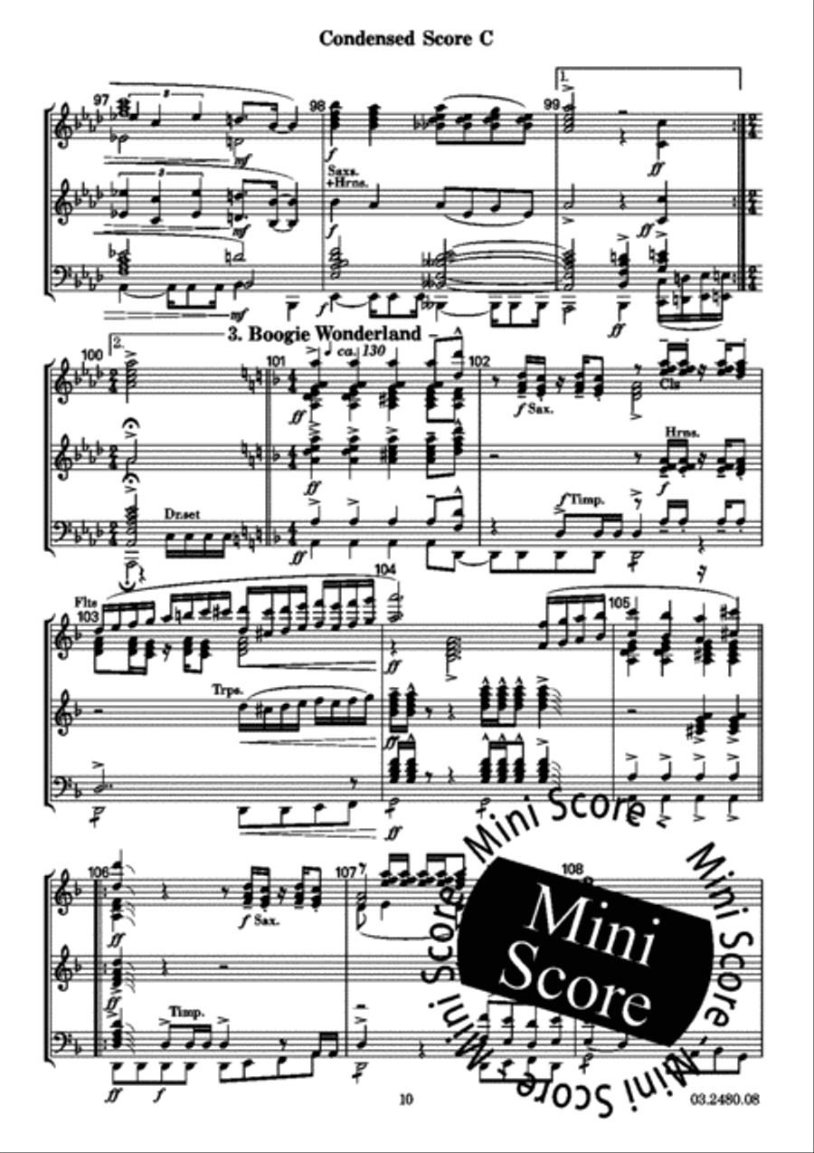 Earth, Wind and Fire Concert Band scores gallery preview page 40