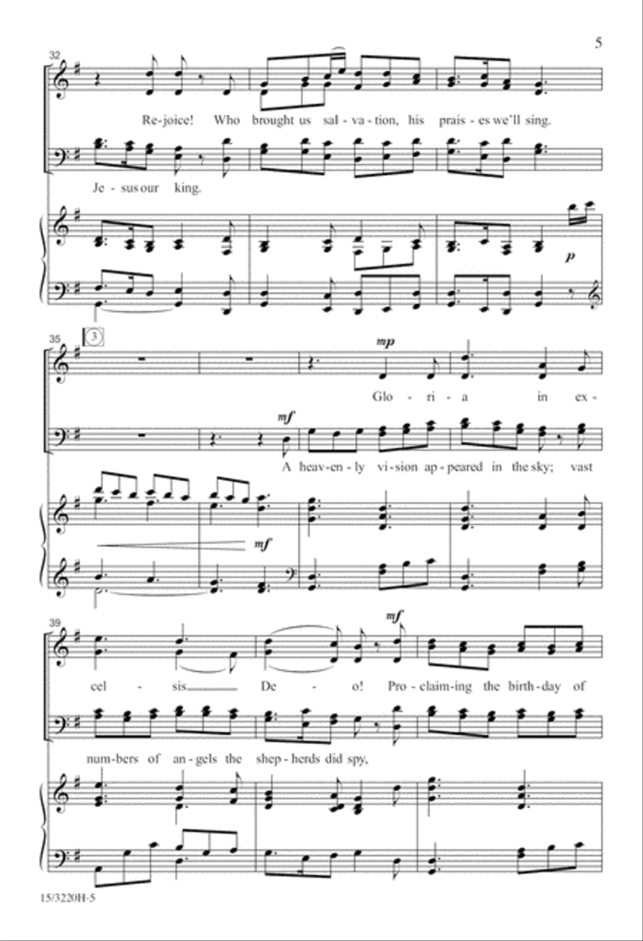 Rejoice and Be Merry! Rejoice and Be Merry! 4-Part scores gallery preview page 5