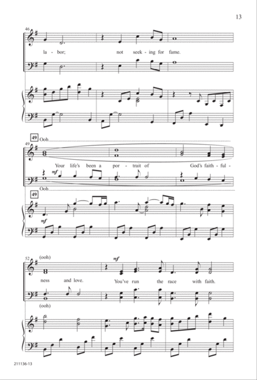 Marching to Zion 4-Part scores gallery preview page 19