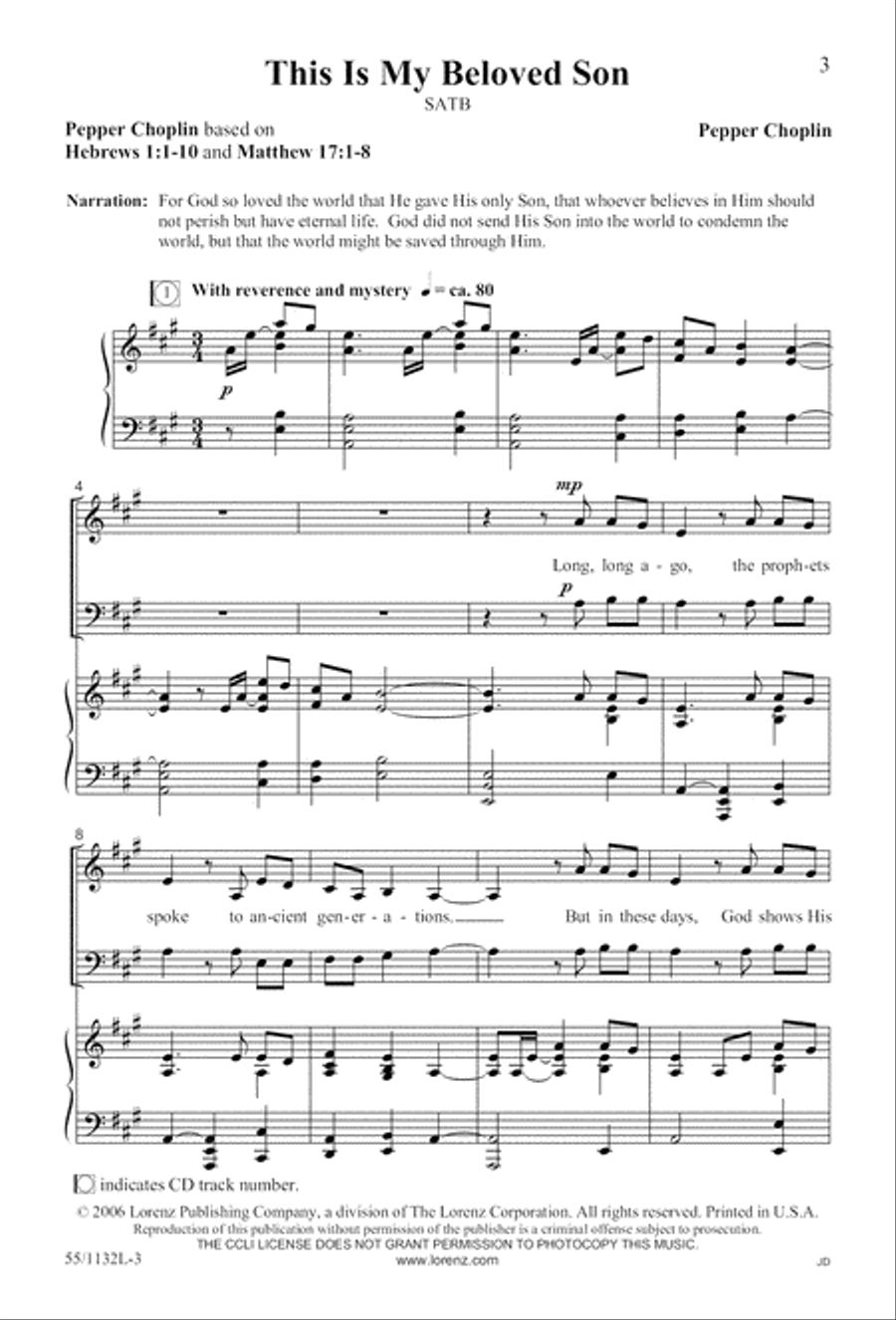 Journey to the Cross 4-Part scores gallery preview page 3