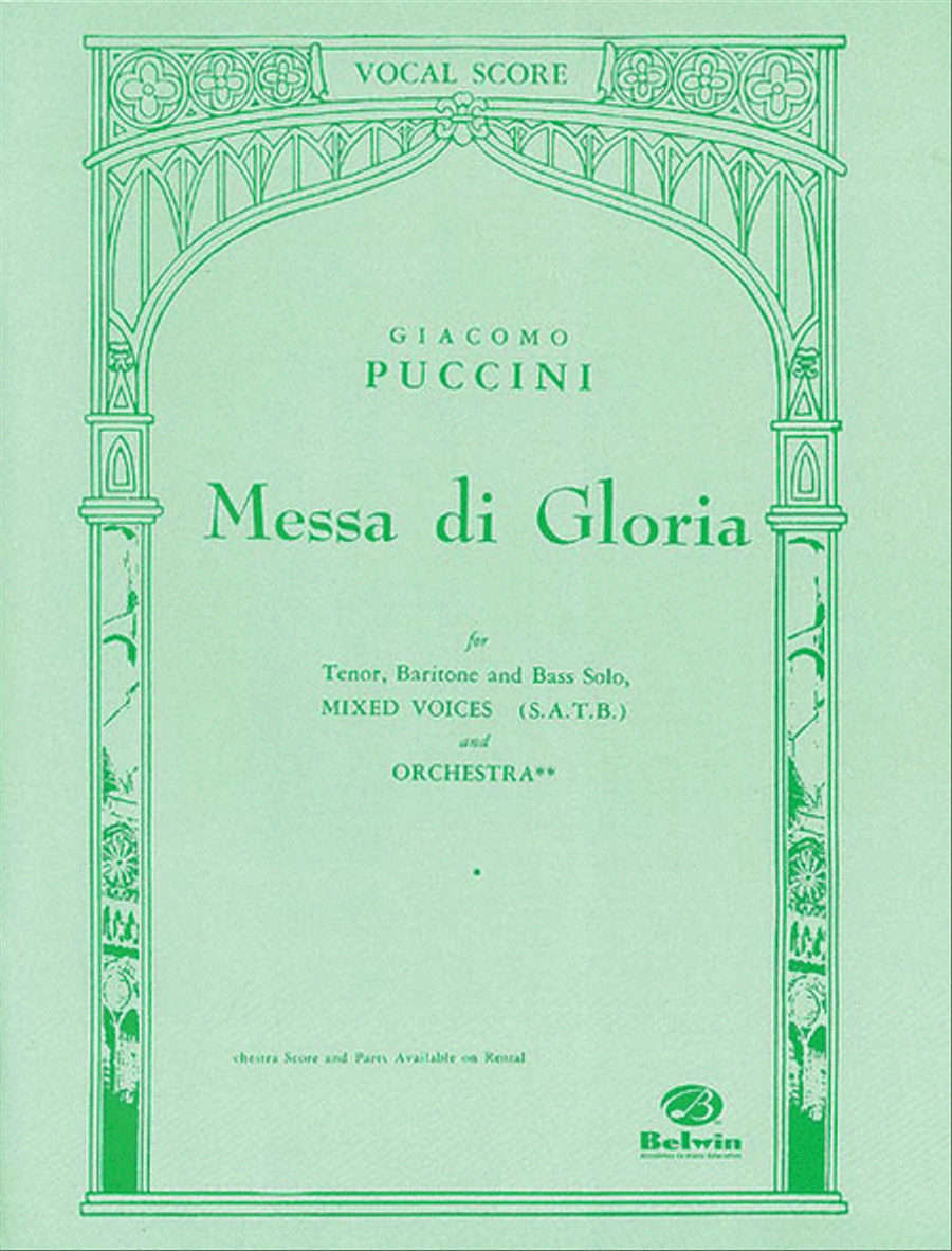Messa di Gloria Messa di Gloria 4-Part scores gallery preview page 1