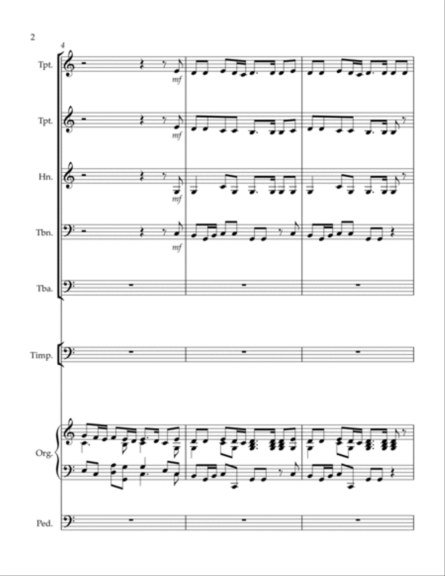 Psalm 19 Small Ensemble scores gallery preview page 2