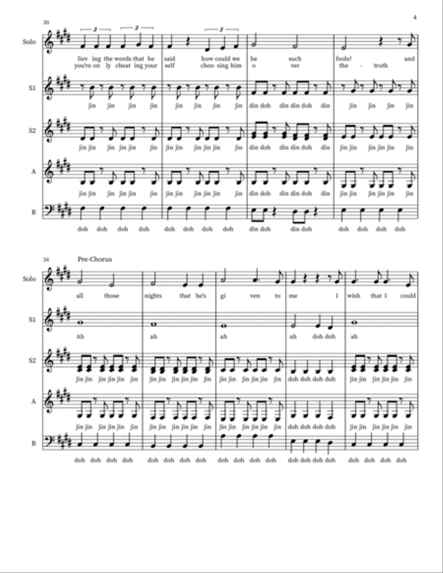Diane 4-Part scores gallery preview page 4