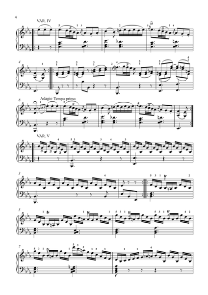 Mozart - 12 Variations in E-flat major K. 353