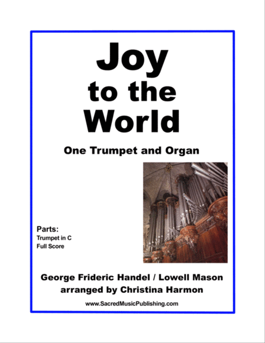 Joy to the World - One Trumpet in C and Organ Trumpet Duet scores gallery preview page 1