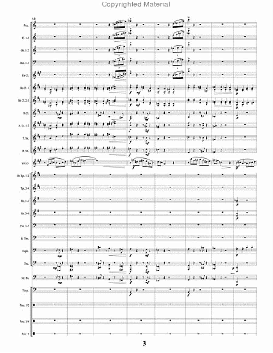 Sapphire Concert Band scores gallery preview page 4