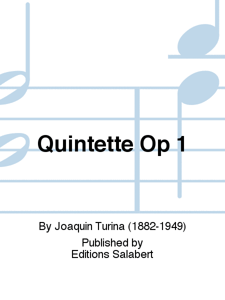 Quintette Op 1