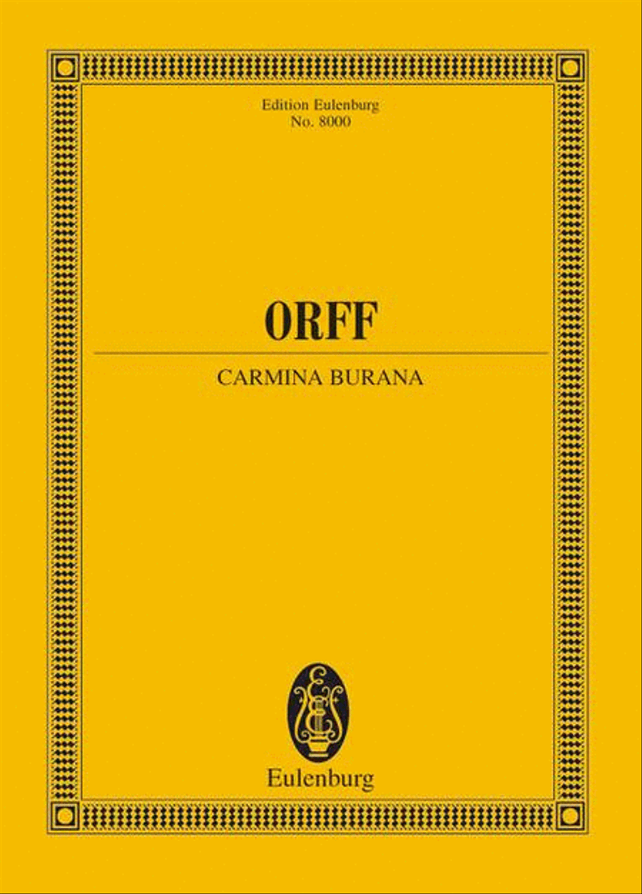 Carmina Burana by Carl Orff 4-Part - Digital Sheet Music